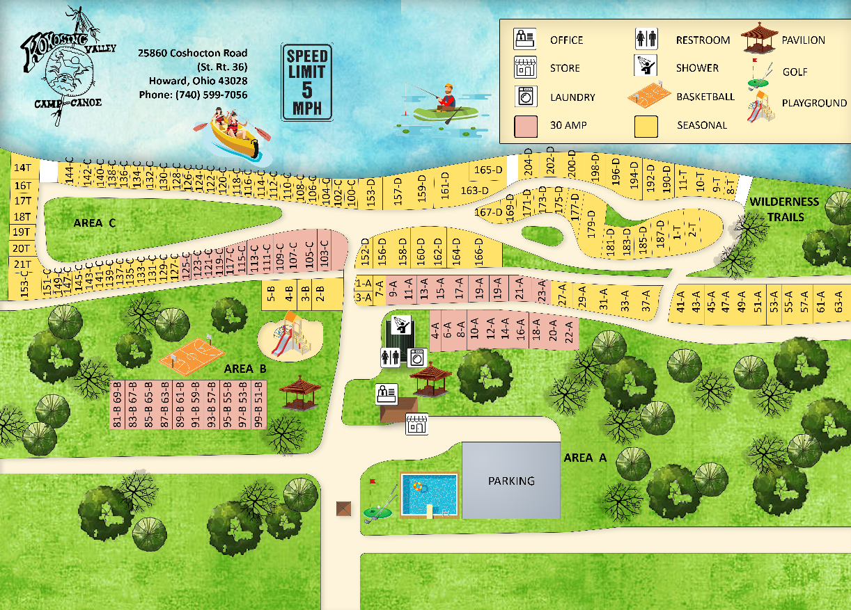 Camp Lonehollow - WOW! Check out this awesome map of camp